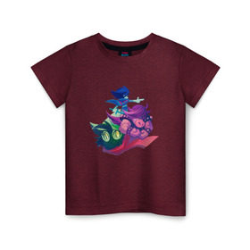 Детская футболка хлопок с принтом Deltarune в Курске, 100% хлопок | круглый вырез горловины, полуприлегающий силуэт, длина до линии бедер | deltarune | undertale