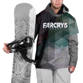 Накидка на куртку 3D с принтом FarCry polygon в Курске, 100% полиэстер |  | far cry | far cry 5 | far cry new dawn | far cry primal | farcry | fc 5 | fc5 | game | new dawn | primal | игры | постапокалипсис | фар край | фар край 5