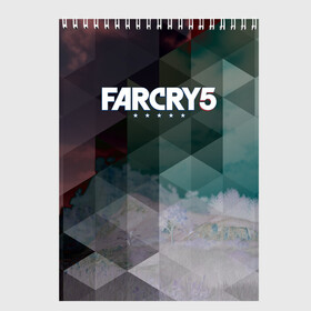 Скетчбук с принтом FarCry polygon в Курске, 100% бумага
 | 48 листов, плотность листов — 100 г/м2, плотность картонной обложки — 250 г/м2. Листы скреплены сверху удобной пружинной спиралью | Тематика изображения на принте: far cry | far cry 5 | far cry new dawn | far cry primal | farcry | fc 5 | fc5 | game | new dawn | primal | игры | постапокалипсис | фар край | фар край 5