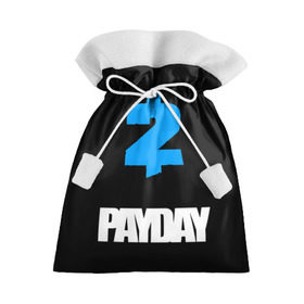 Подарочный 3D мешок с принтом PAYDAY в Курске, 100% полиэстер | Размер: 29*39 см | Тематика изображения на принте: game | logo | payday | payday 2 | shooter | игра | лого | шутер
