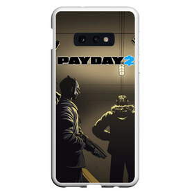 Чехол для Samsung S10E с принтом Payday 2 в Курске, Силикон | Область печати: задняя сторона чехла, без боковых панелей | Тематика изображения на принте: 2 | payday | беглец | бот | ограбления | пейдей | призрак | симулятор | техник | штурмовик | шутер