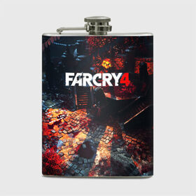 Фляга с принтом FARCRY4 в Курске, металлический корпус | емкость 0,22 л, размер 125 х 94 мм. Виниловая наклейка запечатывается полностью | 