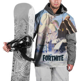 Накидка на куртку 3D с принтом Fortnite Russia в Курске, 100% полиэстер |  | Тематика изображения на принте: 