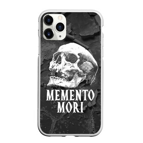 Чехол для iPhone 11 Pro Max матовый с принтом Memento mori в Курске, Силикон |  | Тематика изображения на принте: black | death | life | memento mori | skeleton | skull | жизнь | скелет | череп | черный