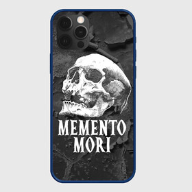 Чехол для iPhone 12 Pro с принтом Memento mori в Курске, силикон | область печати: задняя сторона чехла, без боковых панелей | Тематика изображения на принте: black | death | life | memento mori | skeleton | skull | жизнь | скелет | череп | черный