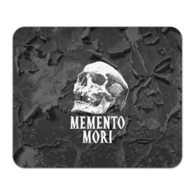 Коврик прямоугольный с принтом Memento mori в Курске, натуральный каучук | размер 230 х 185 мм; запечатка лицевой стороны | black | death | life | memento mori | skeleton | skull | жизнь | скелет | череп | черный