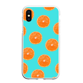 Чехол для iPhone XS Max матовый с принтом Апельсины в Курске, Силикон | Область печати: задняя сторона чехла, без боковых панелей | Тематика изображения на принте: апельсин | апельсины | грейпфрукт | грейпфрут | разрез | сочный | фрукт