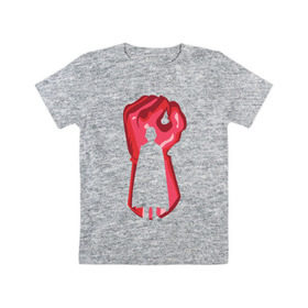 Детская футболка хлопок с принтом Сайтама в Курске, 100% хлопок | круглый вырез горловины, полуприлегающий силуэт, длина до линии бедер | Тематика изображения на принте: ok hero | one | punchm anime | saitama | аниме | ванпанч
