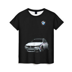 Женская футболка 3D с принтом M3 GTS в Курске, 100% полиэфир ( синтетическое хлопкоподобное полотно) | прямой крой, круглый вырез горловины, длина до линии бедер | bmw | car | germany | gts | motorsport | sports car | автомобиль | автоспорт | бмв | германия | спорткар