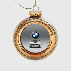 Стеклянный ёлочный шар с принтом BMW Vision в Курске, Стекло | Диаметр: 80 мм | Тематика изображения на принте: bmw | car | germany | motorsport | sports car | автомобиль | автоспорт | бмв | германия | спорткар