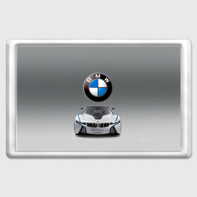 Магнит 45*70 с принтом BMW Vision в Курске, Пластик | Размер: 78*52 мм; Размер печати: 70*45 | Тематика изображения на принте: bmw | car | germany | motorsport | sports car | автомобиль | автоспорт | бмв | германия | спорткар
