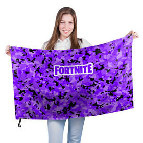 Флаг 3D с принтом Fortnite (Камуфляж 2) в Курске, 100% полиэстер | плотность ткани — 95 г/м2, размер — 67 х 109 см. Принт наносится с одной стороны | fortnite | game | битва | игра | камуфляж | король | фортнайн | фортнайт