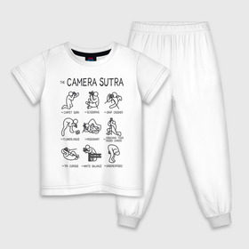 Детская пижама хлопок с принтом The camera sutra в Курске, 100% хлопок |  брюки и футболка прямого кроя, без карманов, на брюках мягкая резинка на поясе и по низу штанин
 | kamasutra | выдержка | позы | фотка | фото | фотоаппарат | фотограф | фотография | фотосессия | штатив | экспозиция