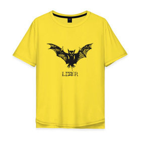 Мужская футболка хлопок Oversize с принтом Lizer в Курске, 100% хлопок | свободный крой, круглый ворот, “спинка” длиннее передней части | hip hop | lizer | rap | реп | рэп