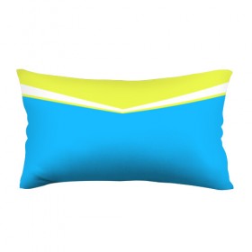 Подушка 3D антистресс с принтом Угол голубой в Курске, наволочка — 100% полиэстер, наполнитель — вспененный полистирол | состоит из подушки и наволочки на молнии | Тематика изображения на принте: 