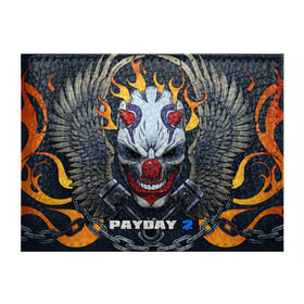 Обложка для студенческого билета с принтом Payday 2 в Курске, натуральная кожа | Размер: 11*8 см; Печать на всей внешней стороне | chains day | game | gun | mask | payday | payday 2 | payday2 | грабители | зло | игра | клоун | маска | ограбление | оружие | пистолет