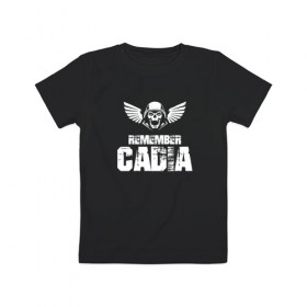 Детская футболка хлопок с принтом Remember Cadia в Курске, 100% хлопок | круглый вырез горловины, полуприлегающий силуэт, длина до линии бедер | warhammer