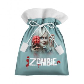 Подарочный 3D мешок с принтом Я-Зомби в Курске, 100% полиэстер | Размер: 29*39 см | Тематика изображения на принте: i zombie | лив мур | оливия мур | я зомби