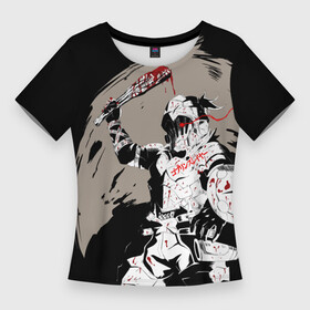 Женская футболка 3D Slim с принтом Goblin Slayer  killer в Курске,  |  | ahegao | anime | armor | blood | goblin | knight | manga | slayer | аниме | ахегао | гоблин | гоблинов | гоблины | доспехи | жрица | кровища | кровь | манга | мульт | мультик | ранобэ | рыцарь | сериал