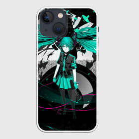 Чехол для iPhone 13 mini с принтом Miku Hatsune Vocaloid в Курске,  |  | hatsune miku | miku hatsune | vocaloid | вокалоид | мику хатсуне | мику хатсунэ | мику хацуне | мику хацунэ | хатсуне мику | хатсунэ мику | хацуне мику | хацунэ мику