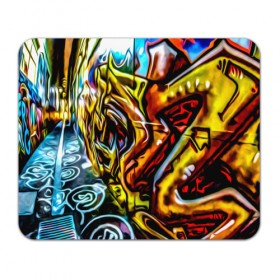 Коврик прямоугольный с принтом Твой уличный стиль! в Курске, натуральный каучук | размер 230 х 185 мм; запечатка лицевой стороны | Тематика изображения на принте: graffity | paint | street art | urban | город | граффити | искусство | кирпичи | краски | рисунки | стена | улицы | уличное искусство