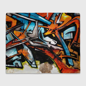 Плед 3D с принтом Граффити в Курске, 100% полиэстер | закругленные углы, все края обработаны. Ткань не мнется и не растягивается | grafity | paint | street art | urban | город | граффити | искусство | кирпичи | краски | рисунки | стена | улицы | уличное искусство