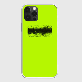Чехол для iPhone 12 Pro Max с принтом Гранж салатовый в Курске, Силикон |  | кислотные костюмы | кислотные цвета | неон | флуоресцентные принты