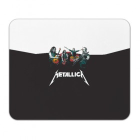 Коврик прямоугольный с принтом Metallica в Курске, натуральный каучук | размер 230 х 185 мм; запечатка лицевой стороны | Тематика изображения на принте: metallica | барабаны | гитары | дэйвмастейн | метал | металисты | металлика | неформалы | рок | рокеры