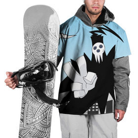 Накидка на куртку 3D с принтом Soul Eater - Shinigami в Курске, 100% полиэстер |  | Тематика изображения на принте: lord death | shinigami | soul eater | пожиратель душ | синигами