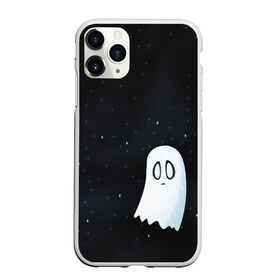 Чехол для iPhone 11 Pro матовый с принтом A Lonely Ghost в Курске, Силикон |  | ghost | sans | undertale | азриэль | андайн | гастер | надоедливая собака | одиночество | папирус | приведение | санс | скелет | сноудрейк