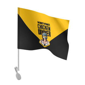 Флаг для автомобиля с принтом PUBG Girl в Курске, 100% полиэстер | Размер: 30*21 см | battlegrounds | chicken | chickendinner | dinner | game | pcgaming | playerunknownsbattlegrounds | pubg | videogames | баттл | баттлграунд | куриныйобед | курица | обед | пабг