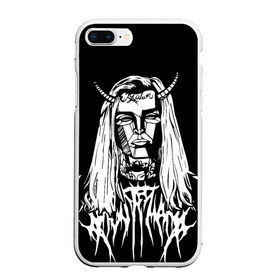 Чехол для iPhone 7Plus/8 Plus матовый с принтом Ghostemane devil в Курске, Силикон | Область печати: задняя сторона чехла, без боковых панелей | ghostemane | ghostemane mercury | ghostemane nihi | trash gang | гостмейн