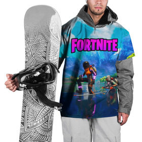 Накидка на куртку 3D с принтом Fortnite повозка в Курске, 100% полиэстер |  | fortnite | game | битва | игра | камуфляж | король | огонь | фортнайн | фортнайт
