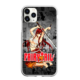 Чехол для iPhone 11 Pro Max матовый с принтом Fairy Tail (Эльза) в Курске, Силикон |  | anime | fairy tail | manga | аниме | манга | фейри тейл | фея | хвост | хвост феи | эльза