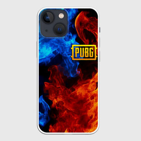 Чехол для iPhone 13 mini с принтом PUBG в Курске,  |  | battlegrounds | playerunknown s | pubg | вода | игра | компьютерная игра | огонь | огонь и вода | пубг | шутер