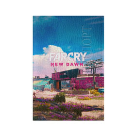Обложка для паспорта матовая кожа с принтом Far Cry New Dawn в Курске, натуральная матовая кожа | размер 19,3 х 13,7 см; прозрачные пластиковые крепления | 