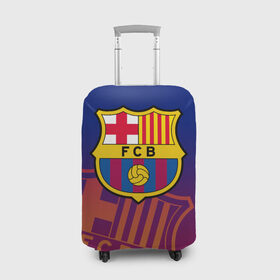 Чехол для чемодана 3D с принтом Барселона в Курске, 86% полиэфир, 14% спандекс | двустороннее нанесение принта, прорези для ручек и колес | barca | barcelona | barsa | fc barcelona | барса | барселона | болел | испания | каталонцы | клубная | лалига | сине гранатовые | фанатская | форма | футбол | футбольная | футбольный клуб