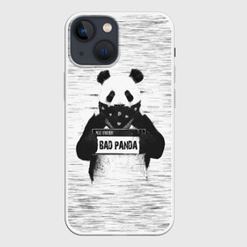 Чехол для iPhone 13 mini с принтом BAD PANDA в Курске,  |  | bad | bear | panda | медведь | панда