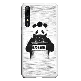 Чехол для Honor P Smart Z с принтом BAD PANDA в Курске, Силикон | Область печати: задняя сторона чехла, без боковых панелей | bad | bear | panda | медведь | панда