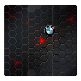 Магнитный плакат 3Х3 с принтом Карбон и BMW в Курске, Полимерный материал с магнитным слоем | 9 деталей размером 9*9 см | bmw | авто | автомобиль | бмв | карбон | логотип | машина | текстура