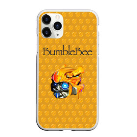 Чехол для iPhone 11 Pro матовый с принтом BumbleBee в Курске, Силикон |  | 2019 | bumble bee | transformers | арт | бамблби | желтая | киборг | классная | мёд | надпись | прикольная | пчела | робот | соты | трансформеры | улей | фильм
