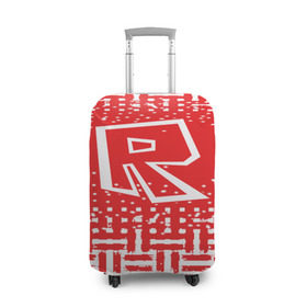 Чехол для чемодана 3D с принтом Roblox в Курске, 86% полиэфир, 14% спандекс | двустороннее нанесение принта, прорези для ручек и колес | dynablocks | roblox | robux | белый | блоки | вселенная | герои | красный | кубики | роблокс | симулятор