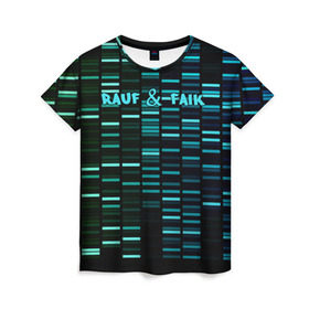 Женская футболка 3D с принтом Rauf & Faik в Курске, 100% полиэфир ( синтетическое хлопкоподобное полотно) | прямой крой, круглый вырез горловины, длина до линии бедер | Тематика изображения на принте: faik | rauf | азербайджан | баку | детство | мирзаевы | рауф | фаик