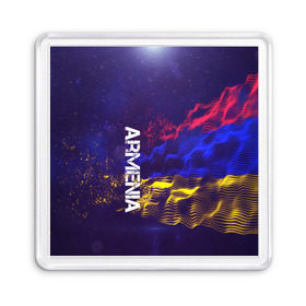 Магнит 55*55 с принтом Armenia(Армения) в Курске, Пластик | Размер: 65*65 мм; Размер печати: 55*55 мм | armenia | flag | urban | армения | город | мир | путешествие | символика | страны | флаг | флаги