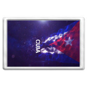 Магнит 45*70 с принтом Cuba(Куба) в Курске, Пластик | Размер: 78*52 мм; Размер печати: 70*45 | Тематика изображения на принте: cuba | flag | urban | город | куба | мир | путешествие | символика | страны | флаг | флаги