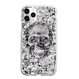 Чехол для iPhone 11 Pro матовый с принтом Череп из ахегао в Курске, Силикон |  | ahegao | anime | manga | skull | аниме | ахегао | комиксы | манга | скелет