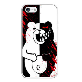 Чехол для iPhone 5/5S матовый с принтом MONOKUMA в Курске, Силикон | Область печати: задняя сторона чехла, без боковых панелей | ahegao | anime | bear | blood | danganronpa | derector | despair | girls | happy | havoc | manga | monokuma | panda | red | robot | trigger | ultra | аниме | ахегао | директор | кровь | манга | медведь | монокума | панда | робот