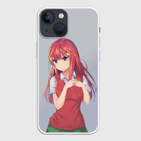 Чехол для iPhone 13 mini с принтом Пять невест в Курске,  |  | anime | go toubun no hanayome | manga | the quintessential quintuplets | аниме | ёцуба | итика | ицуки | манга | мику | накано | нино | пять невест | футаро уэсуги