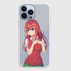 Чехол для iPhone 13 Pro Max с принтом Пять невест в Курске,  |  | anime | go toubun no hanayome | manga | the quintessential quintuplets | аниме | ёцуба | итика | ицуки | манга | мику | накано | нино | пять невест | футаро уэсуги