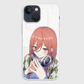 Чехол для iPhone 13 mini с принтом Накано в Курске,  |  | anime | go toubun no hanayome | manga | the quintessential quintuplets | аниме | ёцуба | итика | ицуки | манга | мику | накано | нино | пять невест | футаро уэсуги